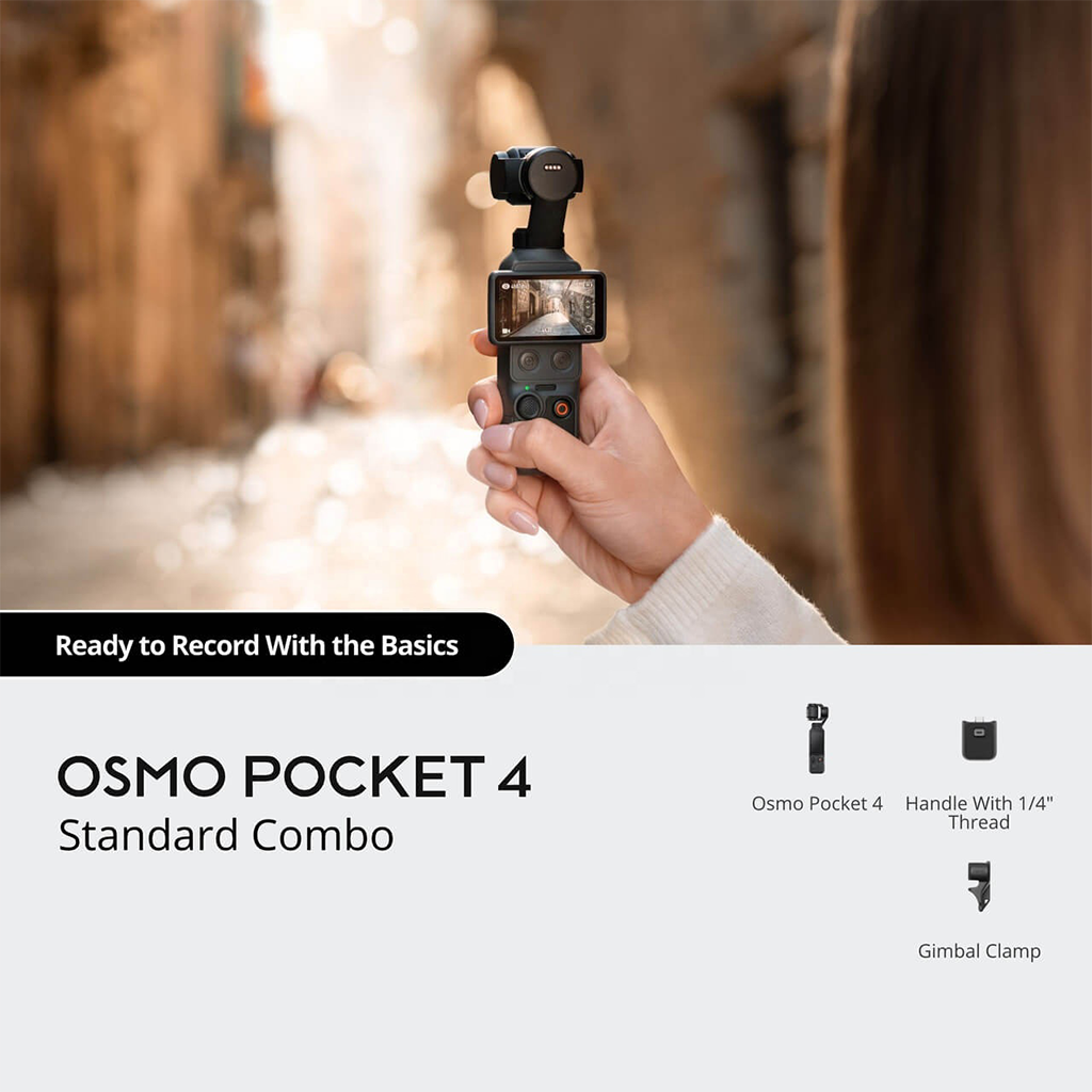 DJI Osmo Pocket 4 Standard Combo - Imagen 3