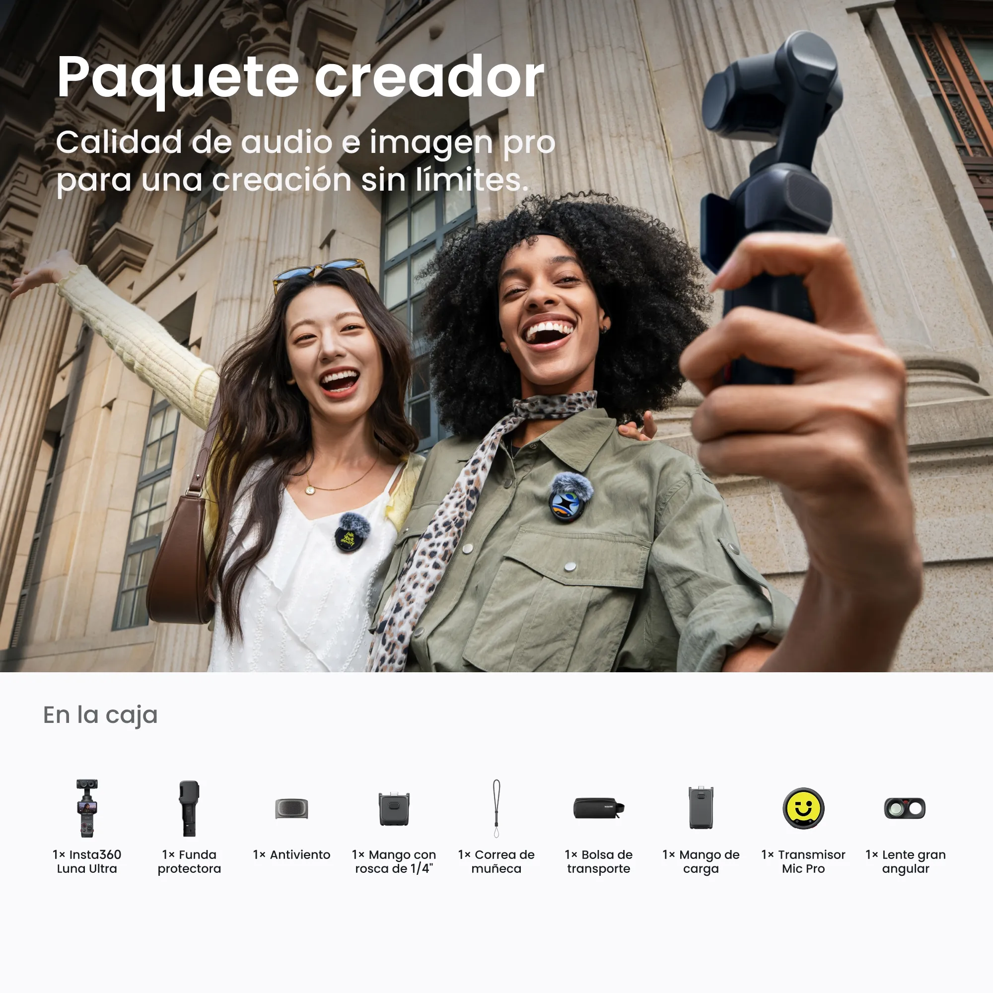 Insta360 Luna Ultra Creator Bundle - Imagen 7
